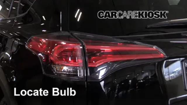 2016 Toyota RAV4 Limited 2.5L 4 Cyl. Lights Turn Signal - Rear (replace bulb)